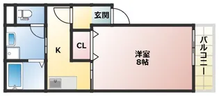宝積壱番館【1階】の間取り
