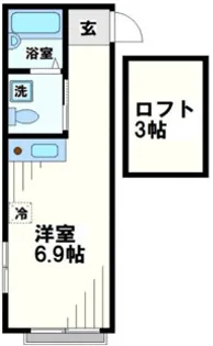 JAMY白楽【1階】の間取り