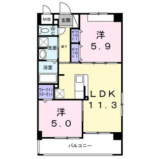 Maison Qoo【4階】の間取り