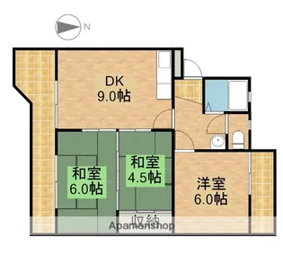 KTハイツ【2階】の間取り