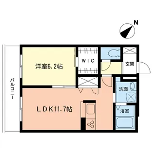 クレスタ湘南【2階】の間取り