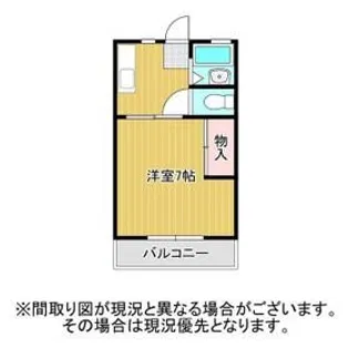 コーポサンライズ【2階】の間取り