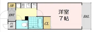 クリエイト21アテンドル梅田【4階】の間取り