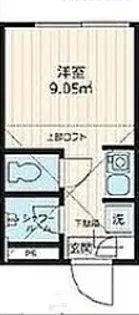 Sunny Sky赤塚【1階】の間取り
