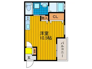 カマラード アンソレイエ【2階】の間取り