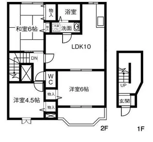 フレッサ【2階】の間取り