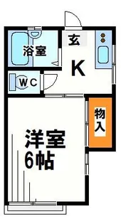 アイコーポ29号棟 当社管理物件【2階】の間取り