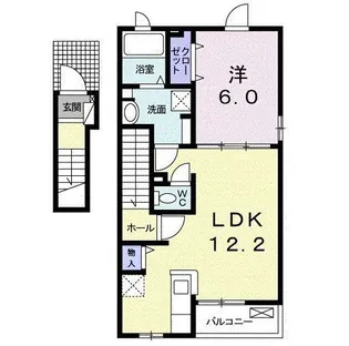 Klar gardenII【2階】の間取り
