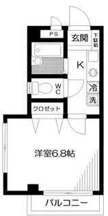 メゾン中野【2階】の間取り