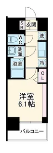 プレサンス ジェネ 四日市中央通り【7階】の間取り