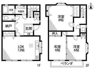 弥生台キャッスルの間取り
