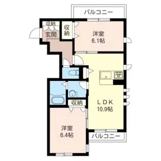 GRANDER【2階】の間取り