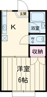 ローゼンハイム松枝【2階】の間取り