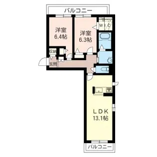 Dear Court【3階】の間取り