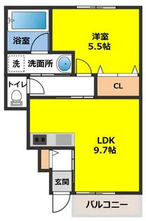 Estees(エスティーズ)【1階】の間取り