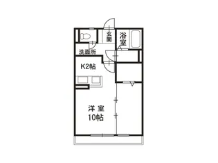 グランヴェール【1階】の間取り