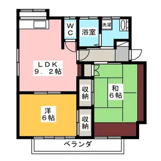 桜井コーポ【2階】の間取り
