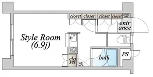 泉町パークマンション【2階】の間取り