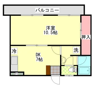 ウィローレヂデンスA【2階】の間取り