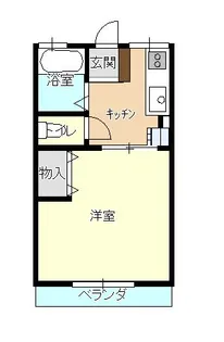 レジアーナB【2階】の間取り