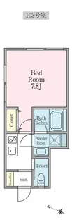 apartment K【1階】の間取り