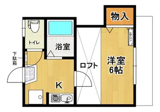 フローラ C棟【1階】の間取り