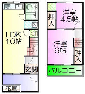 大阪府堺市堺区柏木町2【一戸建】の間取り