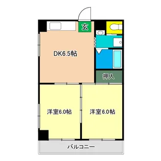 高知県高知市高須新町3【マンション】の間取り