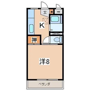 宮田マンション【3階】の間取り