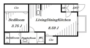 テリーズコート【1階】の間取り