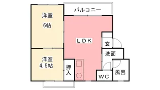 フリージアガーデン【1階】の間取り