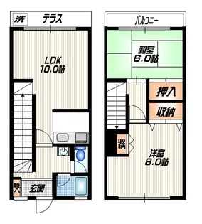 第2コーポ松坂の間取り