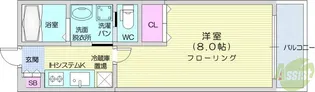 アリュール北仙台【1階】の間取り