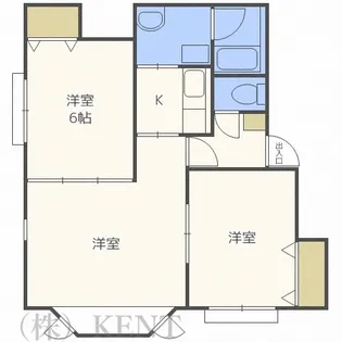 ウィング発寒【2階】の間取り
