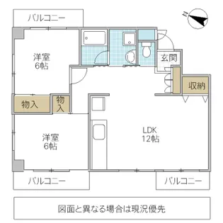 フォーライフ城東【2階】の間取り