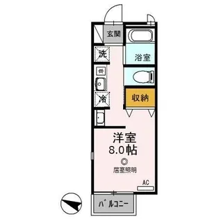 埼玉県蕨市塚越5【アパート】の間取り