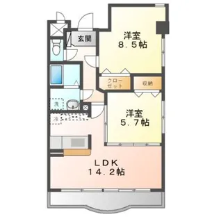 フェニックス【8階】の間取り