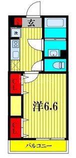 マリンパレス津田沼【1階】の間取り