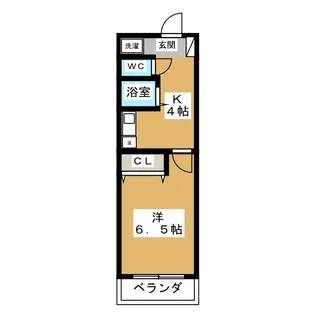 エルナーニ【2階】の間取り
