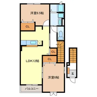 サンライフ イン【2階】の間取り