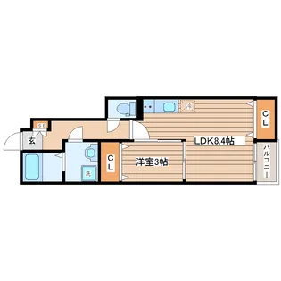 マノールII【1階】の間取り