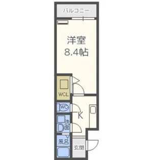 フジパレス愛泉【1階】の間取り