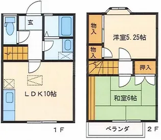 千葉県千葉市若葉区加曽利町【一戸建】の間取り