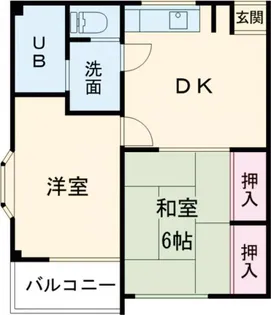 大場マンション【2階】の間取り