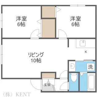 パークハイム1・2【1階】の間取り