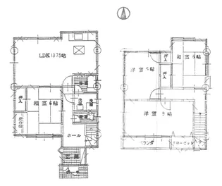 大阪府羽曳野市広瀬【一戸建】の間取り