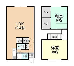 ソレイユ【2階】の間取り