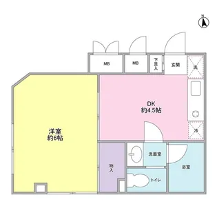 パティオ三茶【1階】の間取り