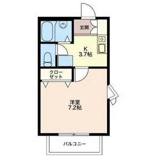 静岡県浜松市中央区和合町【アパート】の間取り