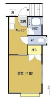 メゾン和幸【2階】の間取り